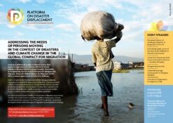 EVENT: “Addressing The Needs Of Persons Moving In The Context Of Disasters And Climate Change In The Global Compact For Migration”