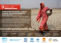 Side-event: Addressing Disasters, Climate Change And Environmental Degradation  – Solutions For Human Mobility And Human Security