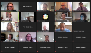 Screenshot Showing Some Of The Participants In A Virtual Meeting