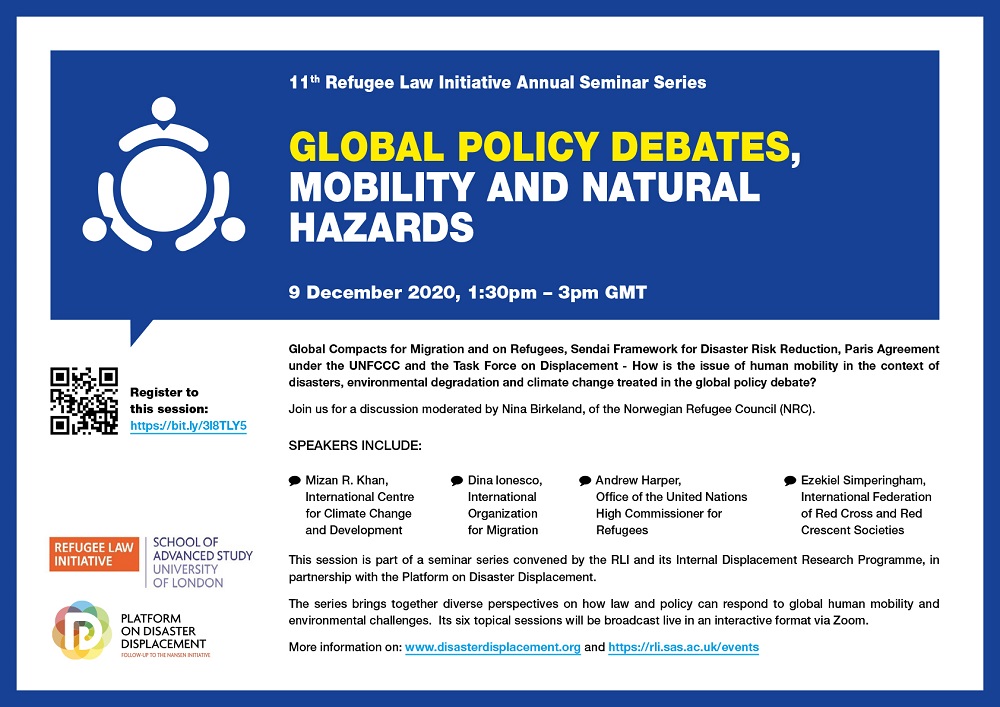 Global Policy Debates, Mobility and Natural Hazards