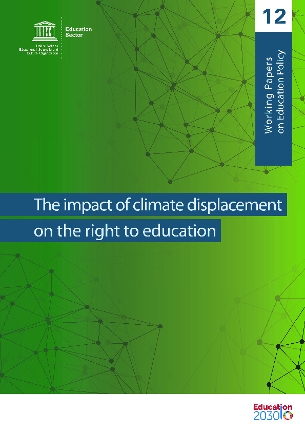 Working Paper: The impact of climate displacement on the right to education  - Disaster Displacement
