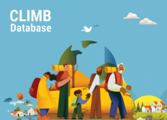 The CLIMB Database Booth At The Global Forum For Migration And Development Summit Marketplace