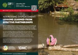 COP28 Side Event – Addressing Displacement: Lessons Learned From Effective Partnerships