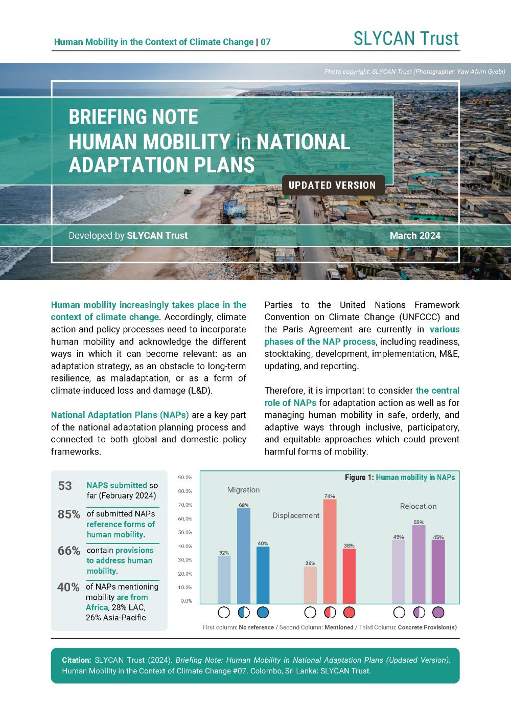 Briefing Note – Human Mobility in National Adaptation Plans (updated version)