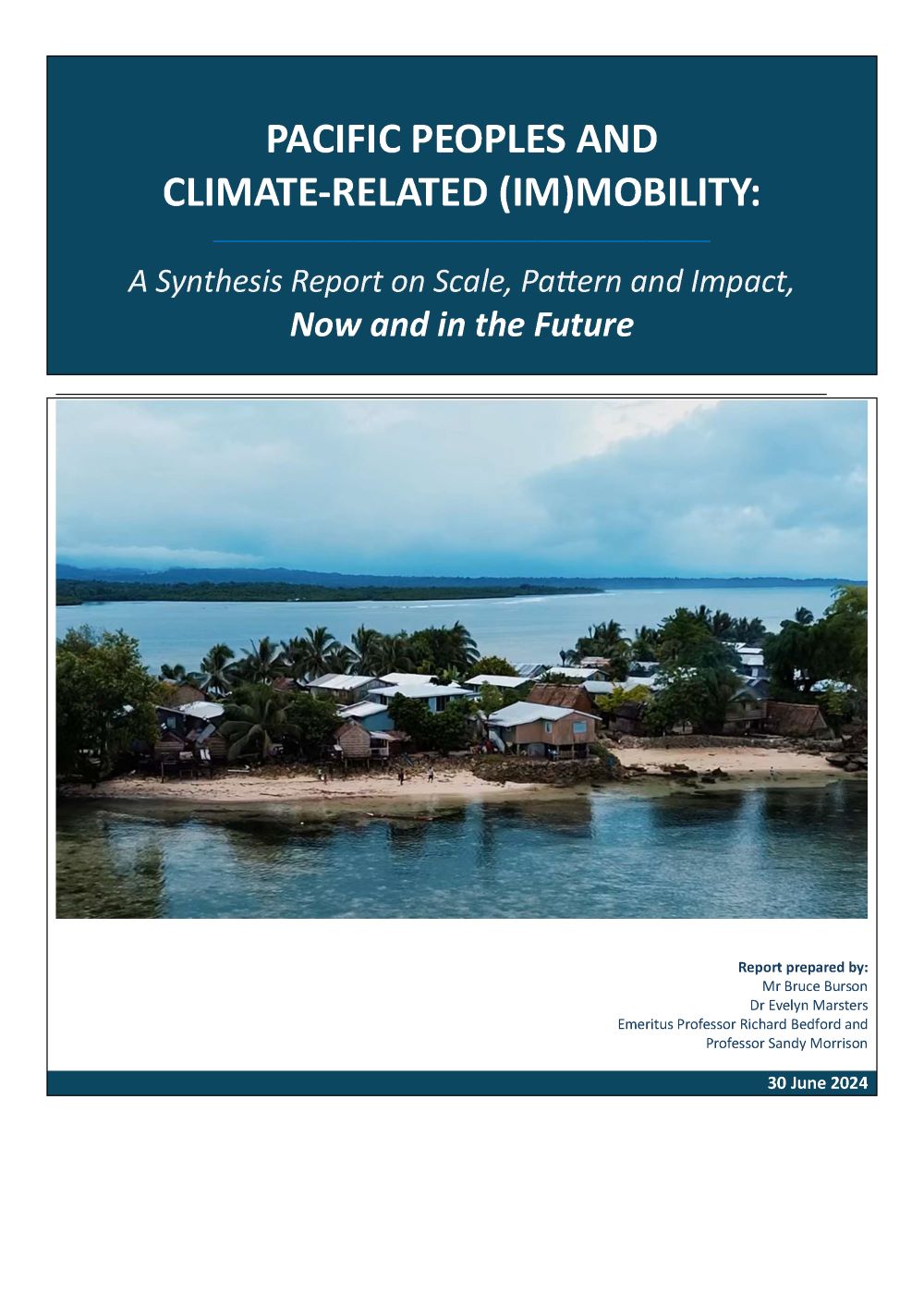 Policy Paper – Displacement as a Development Issue: Enabling Public Policy to Unlock Climate Finance in Asia and the Pacific